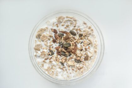 oatmeal with milk