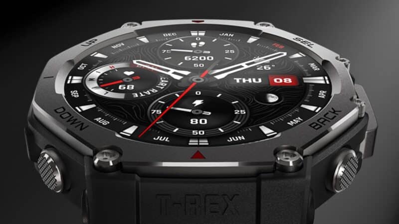 Amazfit T-Rex 3 firmware update adds rowing machine support and sharper navigation tools