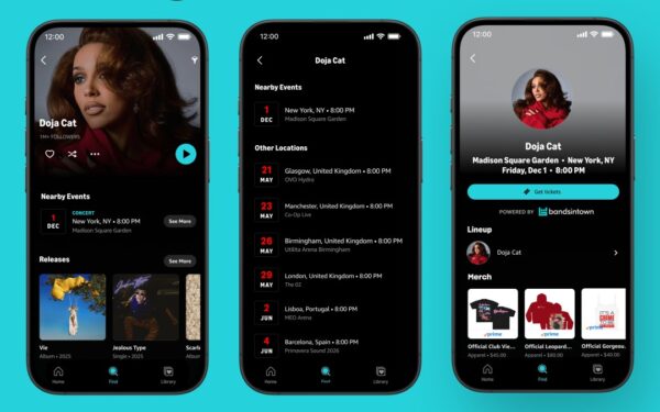 Amazon Music adds Bandsintown concert listings, turning artist pages into a new ticket hub