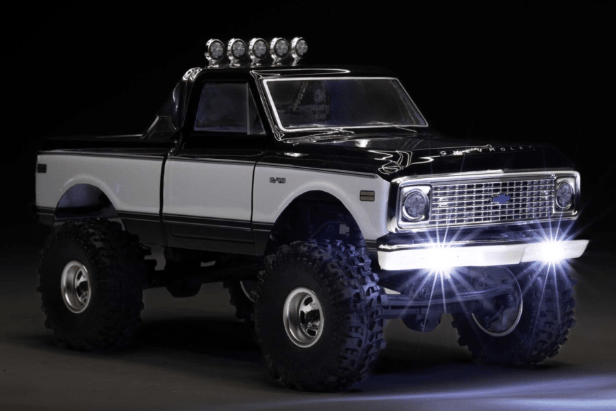 Axial SCX24 Chevy C10 lands May 6: Modular grille swaps and oil shocks aim to make this 1/24 RC crawler more capable