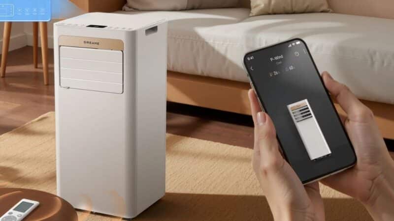 Dreame P-Wind10 hits Europe: a smart portable air conditioner with app control and two BTU options