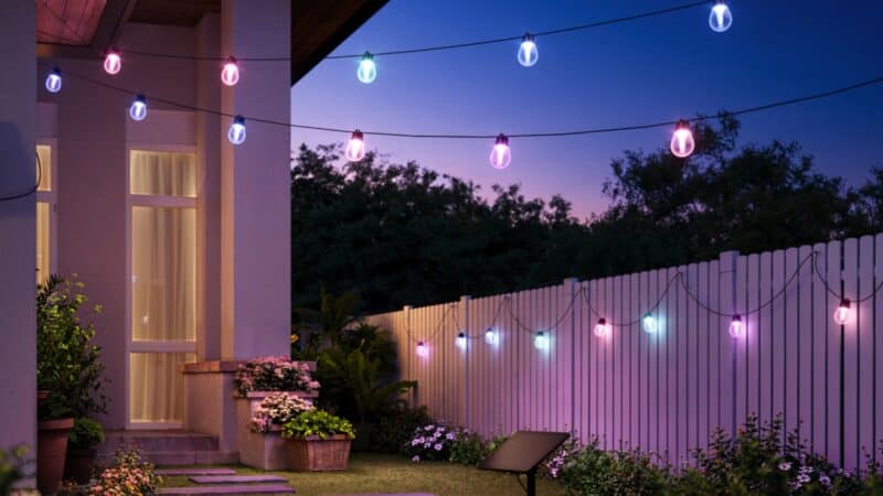 Govee debuts Outdoor Solar String Lights: Brighter RGBICW effects, Matter support and a USB-C backup