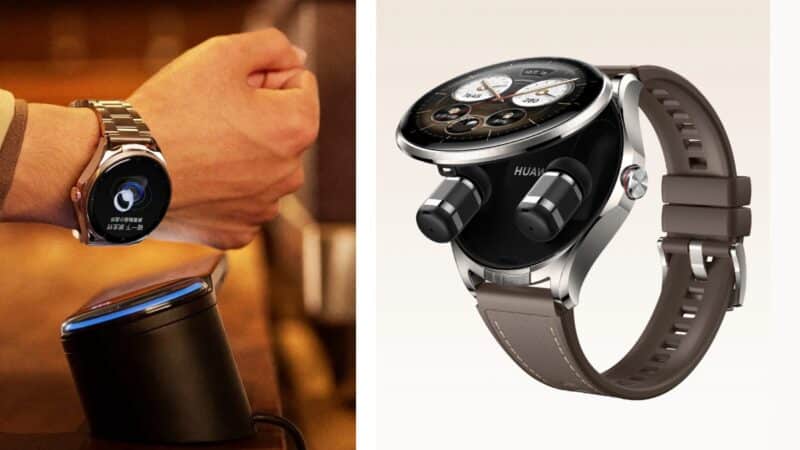 Huawei Watch Buds 2 launches in China with earbuds built into a titanium smartwatch