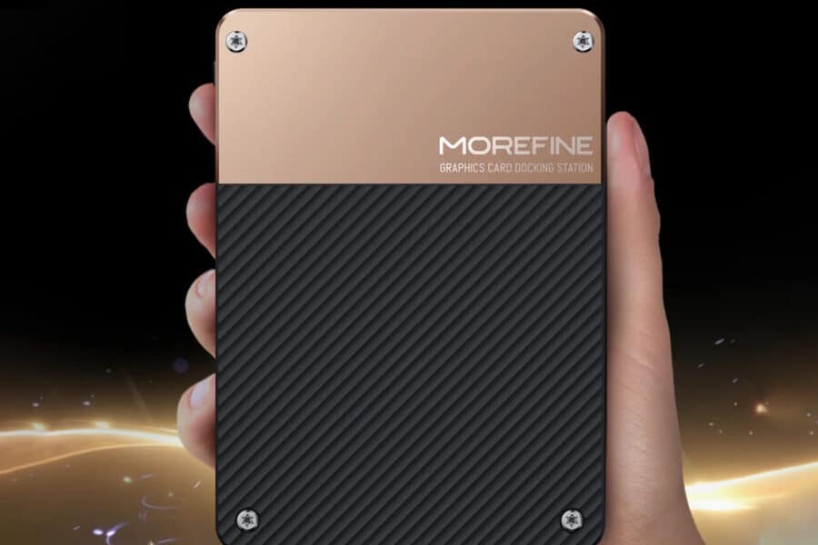 Morefine G2 eGPU pairs RTX 5060 Ti 16GB with Thunderbolt 5 and OCuLink, aiming to narrow the laptop-to-desktop gap