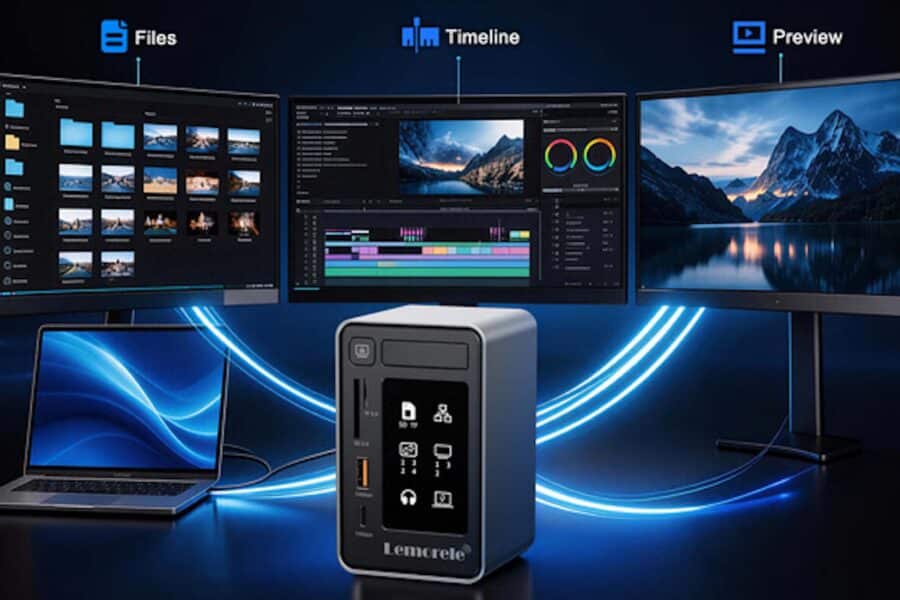 Lemorele TC1000 aims for triple 4K at 60 Hz on a budget, but there’s a catch