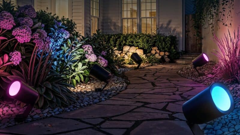 Govee Outdoor Spotlights Lite arrive with Matter: a lower-cost smart lighting option for patios and gardens