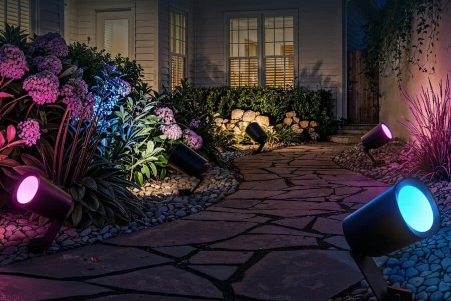Govee Outdoor Spotlights Lite arrive with Matter: a lower-cost smart lighting option for patios and gardens