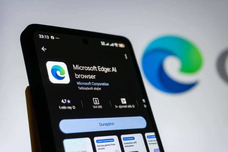 Microsoft Edge. Photo: Unsplash
